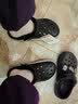 卡骆驰（CROCS）贝雅卡骆班洞洞鞋轻便耐磨一脚蹬休闲鞋女鞋时尚沙滩鞋|205089 黑色/白色-066 36 /37(220mm) 实拍图