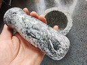 纳丽雅（Naliya）捣蒜器石臼手动研磨家用辣椒中药食材蒜泥捣碎器 小碗石臼抛光带盖子【青石·家用首选】 实拍图
