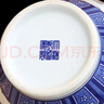 傲世景德镇陶瓷器青花瓷花瓶工艺品客厅摆件玄关办公室博古架装饰品 青花缠枝莲赏瓶+底座+证书 实拍图