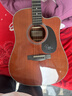 萨伽（SAGA）吉他sf700单板面单民谣萨迦木吉他入门初学者萨嘎乐器 【亮光】41英寸SF700CRPRO复古色缺角 实拍图
