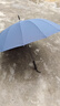 天堂伞 抗风双人雨伞长柄 16骨大号半自动直杆晴雨两用伞商务伞 深藏青 实拍图