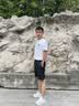 【网眼透气清爽】夏季印花短袖男运动速干男士t恤男冰丝健身衣服 China【白】 4XL 【建议160-180斤】 实拍图