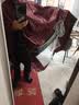 法瑞纳雨衣电动车男女双帽檐雨披加大加厚电瓶车摩托车自行车骑行雨具 9XL双人(遮脚款）红色 实拍图