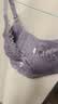 婷美无痕内衣女聚拢小胸显大上托防下垂收副乳无钢圈蕾丝文胸罩 紫L 实拍图