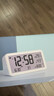 码仕闹钟学生温湿度计大屏充电电子智能夜光儿童起床专用神器LCD床头钟开学必备Q198白开学季礼物 实拍图