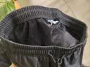 回力（Warrior）休闲裤男冬季加绒直筒阔腿裤子男运动卫裤男保暖长裤男裤 黑色XL 实拍图