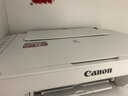 佳能（Canon）E478打印机复印扫描一体机家用无线手机连接打印彩色喷墨照片家庭作业卷子学生办公白色款A4 【E478 白】3in1无线家用 官方标配 实拍图