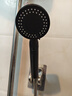 Rosecret【德国】增压淋浴花洒喷头全套强劲家用多功能洗澡手持莲蓬喷头 黑色-单喷头+1.5米防爆软管+支架丨浴室浴霸一整套 硅胶出水孔密集大出水量畅享淋浴 实拍图