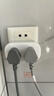 公牛插座转换器一转二扩展器多用多功能插座板转换器三孔一拖三家用插头多项电源转接头 无开关 可插2个电器GN-903 实拍图