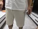名创优品（MINISO）重磅短裤男士夏季新款外穿宽松五分裤青少年休闲中裤子 浅米 M 实拍图