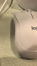 罗技（Logitech）M221 轻音鼠标 无线鼠标 办公鼠标 对称鼠标 带无线微型接收器 米白色 实拍图