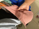 倩嫚哺乳内衣纯棉夏季薄款孕妇文胸大码全棉产后喂奶防下垂聚拢背心 孔雀蓝+胭脂粉(前开扣2件装) XL(85/38) 实拍图
