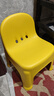 禧天龙家用加厚凳子椅子带靠背幼儿矮凳宝宝椅小板凳换鞋凳创意凳子 亮丽黄1只装【新款椅凳】 实拍图
