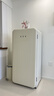 HCK哈士奇墩墩冰箱156升单门复古冰箱一级能效风冷除霜家用嵌入冰柜RC-168D-FS奶茶色【价保618】 实拍图