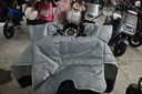 雅迪电动车挡风被电瓶车挡风被冬季加厚电瓶车挡风保暖标准款—灰色 实拍图