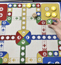 得力（deli）飞行棋地毯儿童玩具小学生棋类益智家庭亲子互动露营 60*60cm 实拍图