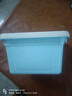 塑料收纳箱家用加大容量整理储物箱子多功能装衣服玩具收纳盒 北欧蓝专享 24*18*14cm 【不带轮】 实拍图