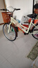 火星翼自行车男女式单变速轻便男成年人代步通勤上班学生复古公主单车 低梁-咖啡-豪华版 充气胎26寸 实拍图