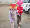 迪士尼童装女童宝宝衣服2026春装新款儿童毛衣红色针织开衫外套打底上衣 实拍图