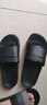 LURAD拖鞋男士女士情侣外穿室内防滑洗澡厚底凉拖家居拖鞋 黑色40-41 实拍图