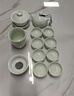 苏氏陶瓷翡翠玉功夫茶具套装羊脂玉陶瓷盖碗青瓷茶壶组节日礼盒装 实拍图