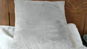 京东京造棉花糖抱枕 超柔棉棉绒沙发床头客厅办公室腰靠枕垫 灰色45x45cm 实拍图