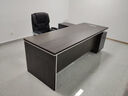 舒炫老板桌总裁办公桌简约现代经理主管办公桌椅组合大班台办公家具 1.8米老板桌+侧柜 实拍图