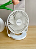 赛亿电风扇小风扇小台扇迷你USB手持便携电风扇小型学生宿舍床头办公室轻音桌面扇小型可车载风扇 实拍图