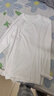 京东京造5A抗菌长袖t恤男新疆棉圆领衣服男装卫衣打底衫春季内搭白色L 实拍图