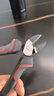 得力（deli）专业款省力胶柄斜嘴钳合金钢斜口钳子剪线钳6英寸 实拍图