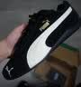 彪马（PUMA）Speedcat 男女百搭翻毛皮低帮百搭薄底赛车鞋 406329-01  38.5 实拍图