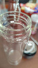 【京东物流配送】高硼硅双层玻璃杯大容量泡茶杯水杯子茶水分离杯 【双层加厚】茶杯350ml1只 实拍图