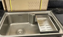 华帝（VATTI）普通厨房水槽S1大单槽拉丝304不锈钢洗菜盆洗碗盆一体成型含龙头 实拍图