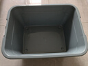 禧天龙塑料收纳箱衣物零食玩具整理箱加厚车载储物箱 41L薄雾蓝 1个装 实拍图