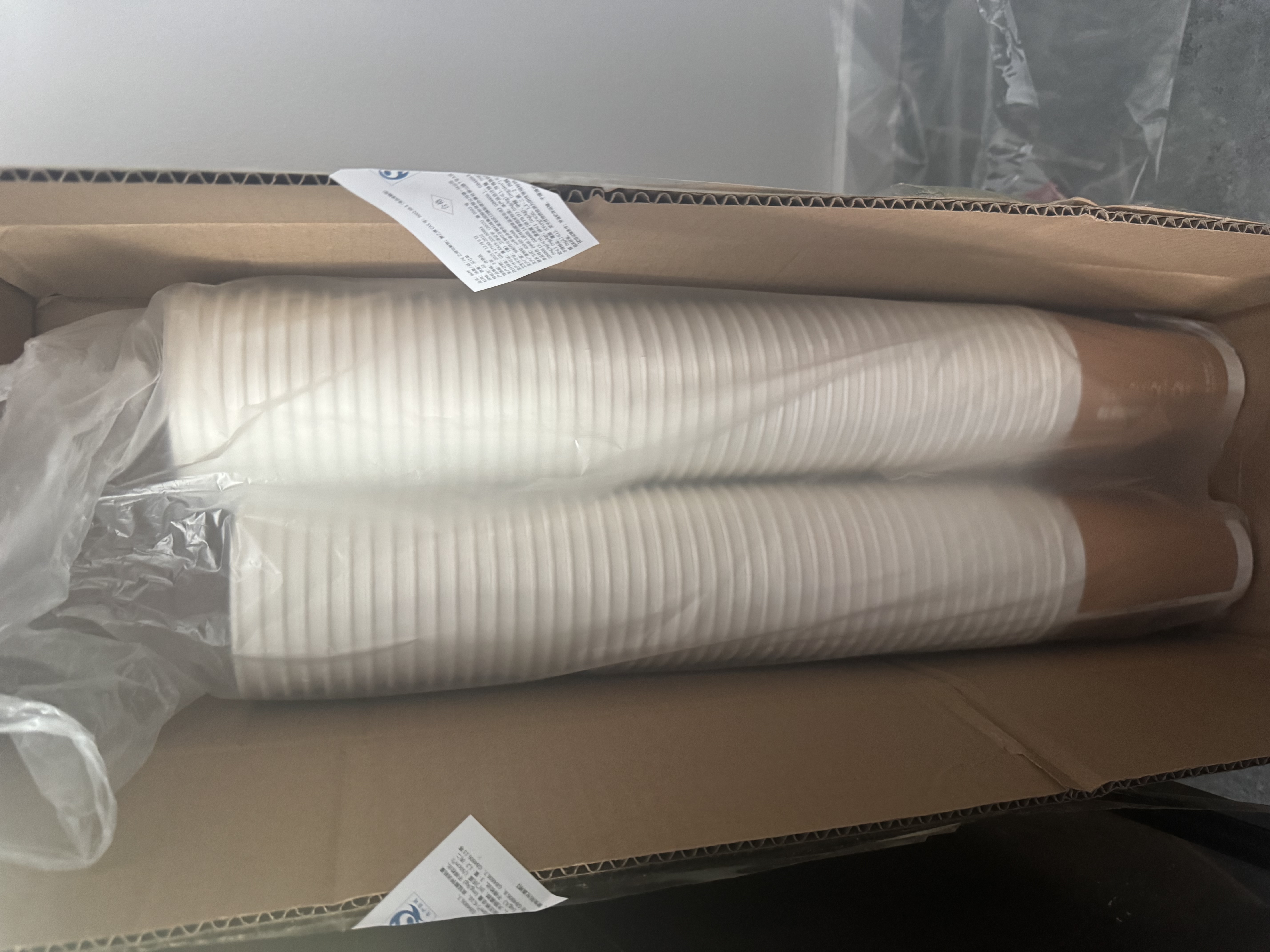 盈喜客一次性咖啡杯子豆浆奶茶杯商用加厚防烫热饮外卖纸杯带盖定制logo 印象此刻【500ml】100只 不带盖 实拍图