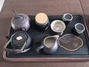 京东京造茶具整套 套装功夫茶盘茶台煮茶壶黑陶手绘提梁壶 14件套 实拍图