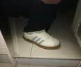 adidas「T头鞋」VL COURT 2.0复古休闲板鞋德训鞋阿迪达斯轻运动   汉玉白/蓝色/金色 (推荐女生买小半码)   36.5 实拍图
