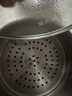 炊大皇316L不锈钢汤锅婴儿辅食锅汤蒸炖锅蒸锅双耳煮粥煮面锅带蒸屉22cm 实拍图