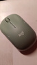 罗技（Logitech）M221 轻音鼠标 无线鼠标 办公鼠标 对称鼠标 带无线微型接收器 薄荷绿 实拍图