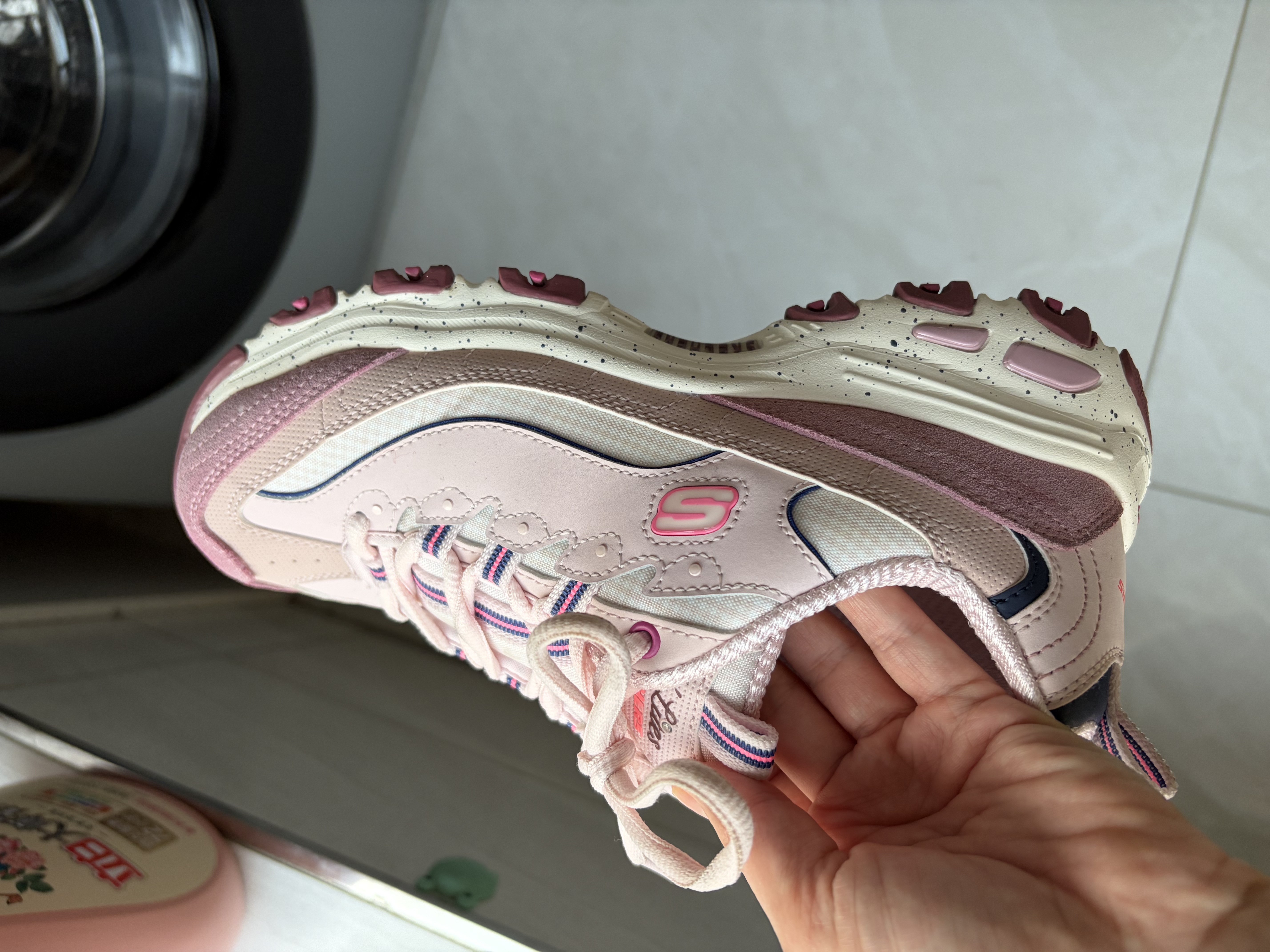 斯凯奇（Skechers）星空熊女鞋夏季熊猫鞋厚底老爹鞋软底百搭休闲运动鞋 实拍图