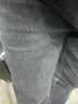 皮尔卡丹（pierre cardin）【弹力透气】牛仔裤男秋季宽松柔软商务长裤子男黑色34码 实拍图