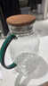 苏泊尔（SUPOR）冷水壶凉水壶玻璃耐高温家用大容量冷泡果汁花茶壶水杯茶壶套装 鼓形耐热玻璃壶1.6L 实拍图