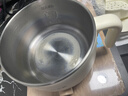 小熊（Bear）不锈钢电煮锅 宿舍小锅 小电锅 学生寝室一体泡面火锅 多功能电热锅 0涂层小型1-2人用F12H2配蒸笼 实拍图