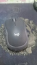罗技（Logitech）M185鼠标 无线鼠标 办公鼠标 对称鼠标 黑色灰边 带无线2.4G接收器 实拍图