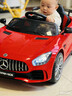 福儿宝（FUERBAO）奔驰授权儿童电动车四轮汽车带遥控玩具车可坐人小孩宝宝童车送礼 烤漆四驱红+液压门+皮座+软胎 实拍图