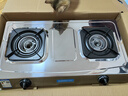 迅达（XUNDA）燃气灶具 天然气煤气双灶 台式不锈钢面板 一级能效 【升级猛火双灶】T2 4.5KW大火力 天然气 实拍图
