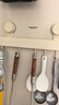 一卫（yweel）奶白吸盘厨房挂钩架挂杆壁挂厨具挂架勺子铲子置物架多功能 实拍图