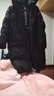 鸭鸭【孙颖莎同款】儿童羽绒服男女童冬季中长款加厚中大童装外套HY 星空黑色 160 实拍图