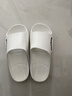 回力厚底防滑男女士凉拖室内外穿软底洗澡浴室拖鞋HL0212白色38-39 实拍图