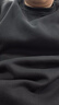 JEANSWEST LIFE真维斯加绒卫衣男秋冬季加厚保暖外套三角设计重磅灰色圆领上衣男 实拍图